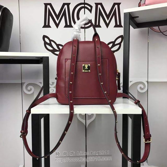 MCM雙肩背包 原單 5743 MCM公爵夫人波爾克釘背包 MCM女包 MCM女背包  mdmc1269